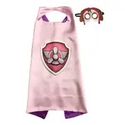 Kids Paw Patrol Costume Pink Skye Cape and Mask Set