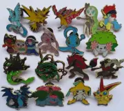 Pokemon Cards Gift Bundle - 75x Card Bulk Booster Joblot & Pin Badge
