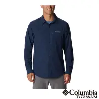 在飛比找Yahoo奇摩購物中心優惠-Columbia 哥倫比亞 男款-鈦涼感快排長袖襯衫-深藍 