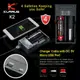 【錸特光電】KLARUS K2充電器 獨立1A充電 可救掛點電池 可當行動電源 USB介面 18650 16340 AA