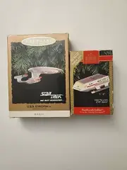 Star Trek USS Enterprise And Shuttlecraft Galileo Hallmark Keepsake Ornaments