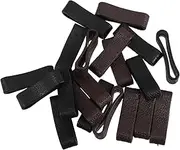[Ipetboom] Belt Loop Retainer Bands 20pcs Fake Leather Loop Keeper Straps for Belts Straps Retainer Band for Men Women