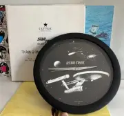 Star Trek The Next Generation Enterprise D 11” Centric Vintage Clock 1992 MIB