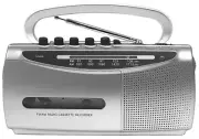 Stylish Retro Mini Boombox Cassette Player AM FM Radio Tuner Recorder