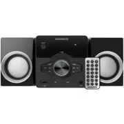 MM442 3-Piece Top Loading CD Shelf System with Digital PLL FM Stereo Radio, B...