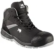 [Bullstar] Powerx S3 2925-0-100-40 Safety Boots (Black, Size 40, Unisex with Steel Toe Cap, Breathable, Non-Slip, Work Shoes, Protective Shoes)