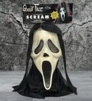 NWT NOS Vintage 1997 Easter Unlimited Fun World DIV Ghost Face Scream Mask S9206