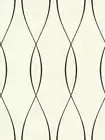 Wallpaper, System Solution, Wild Silk, Motif, Retro-Oval, Gleam, Prosecco, Black