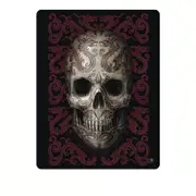 Anne Stoke Oriental Skull Polar Fleece Throw 127 x 152 cm