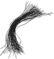 TEHAUX 100 Pcs Elastic Cord Mask Handmade Hair Rope Soft Elastic Band Rope Elastic Ropes for Home Elastic Loop Coat Draw Cord Multifunctional Elastic Ropes Polypropylene Black