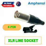 4 PIN XLR LINE PLUG ( AC4M ) AMPHENOL