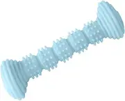 Rubber Dog Chew Toys Dog Molar Training Toothbrushes Teeth Cleaning Toy Small Dogs Brushing Stick Pets Supplies Big Puppy Toys cleaning expends energy grinding teeth (Color : Blue)