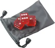 10 PCS - 19Mm 3/4" 6 Sided Straigh RPG Dungeons & Dragons Dice with One Bag (Cle