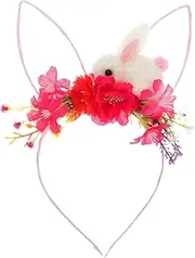 PRETYZOOM Bunny Ear Headband Plush Party Supplies Cartoon Bride