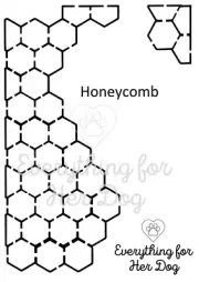 honeycomb Beehive stencil for personalisation furniture, walls, craft, beehive