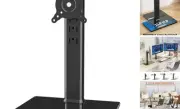 Single LCD Computer Monitor Free-Standing Desk Stand Mount Riser for 13 inch