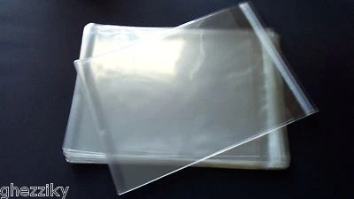 100 Qty, 8"x 10" CRYSTAL CLEAR SELF SEALING RECLOSABLE CELLO BAGS 1.2 MIL