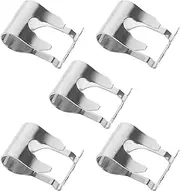 TOGEVAL 5pcs Windshield Repair Clip For Cars Trucks Windscreen Wiper Motor Clip Auto Windscreen Wiper Linkage Wiper Arms Repair Clamp Windscreen Wiper Link Clamp Stainless Steel Silver