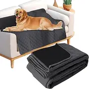 Sided Waterproof Dog Blanket, Large 100x127cm Dog Blankets Washable Sofa Cover for Dogs Cats Pets, Reversible Scratch-Proof Pet Fur Resistant for Medium Large Dogs and Cat