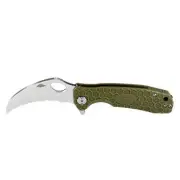 Honey Badger Knife CLAW LARGE Green SERRATED BLADE hb1113