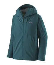 hooded waterproof jacket S,XL,M tidal blue