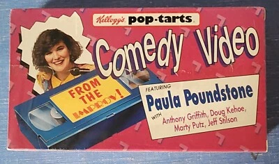 Paula Poundstone Improv Comedy VHS Video Tape Kellogg’s POP Tarts Movie Read