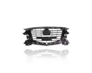 Grille for 17-18 Mazda3 Sedan/Hatchback Sport/Touring Gray Frame BANE50712D CAPA (for: Mazda)