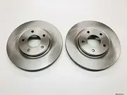 2 x Front Brake Discs Compatible with Dodge Caliber PM 2007-2012 BBD/PM/001A