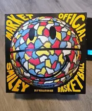 Market Mosaic Smiley Face Basketball Regulation Size SmileyWorld