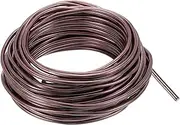 uxcell 3.5mm Bonsai Training Wire, 1 Roll Floral Wire Stems Anodized Aluminum Tree Wire 32.8 Feet Total for Gardening Branch Fixing, Brown