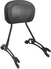 SWESGI Quick Release Sissy Bar Passenger Backrest for Indian Challenger Chieftain Indian Pursuit Springfield Roadmaster Vintage 17 inches 2014-2025 (Black Style 1)