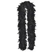 Black Feather Boa 110cm