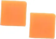 Baluue 2pcs Soap Sealing Strip Washers Face Soap Soap Skin Soap Skin Care Soap Cleansing Exfoliating Soap Hand Household Hangers Deep Soap Cute Plugs Orange