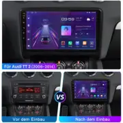 9" For AUDI TT 2006-2014 Car StereoAndroid 13 GPS Navi CarPlay DSP WIFI 6G+64GB