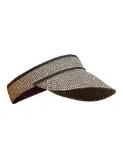 [Rigon] Cosmopolitan Visor in Black/Tan