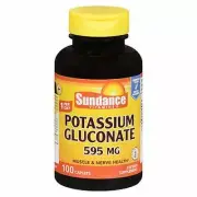Sundance Potassium Gluconate Caplets 595 mg 100 Tabs By Sundance
