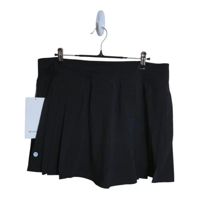 Lululemon Skirt Women 12 side pleat HR tennis Luxtreme Golf Preppy Gym LWBADUS