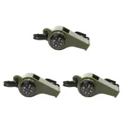3 Pcs Compasses for Hiking Rescue Whistle Outdoor Thermometer Miss