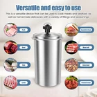 Ham Maker Stainless Steel Meat Press Cooker with Thermometer Heat elrLn