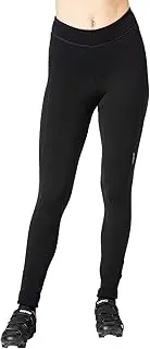 [TERRY] Cycling Padded Bike Pants Women, Pro Thermal Bike Tights 29" Long Hi-Rise High Waisted Fleece Biking Leggings for Women