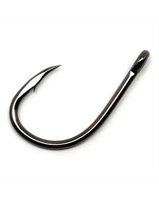 Gamakatsu Live Bait Hook 4/0, Needle Point, Ringed Eye NS Black, 4pk