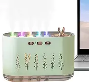 Small Humidifiers for Bedroom - Baby Humidifier with LED Light,Adjustable Aromatherapy Oil Diffuser for Home, Car, Nursery Room