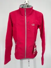 The North Face Apex Womens Bionic Jacket Rose Red S Windwall Windproof C771DOS