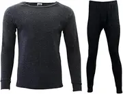 [Fresh Idea Living] 2pc Set Mens Womens Merino Wool Top Pants Thermal Leggings Long Johns Underwear