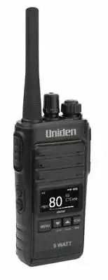 UNIDEN UH755 SINGLE 5 WATT UHF CB SPLASHPROOF HANDHELD RADIO