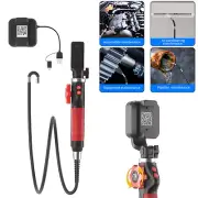 3in1 Two-Way Articulating Industrial Endoscope with 8.5mm Snake Camera W/Light