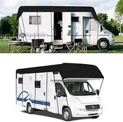 MoguGo Caravan Protective Cover, Motorhome Protective Roof, 210D Roof Protection Tarpaulin Cover, Tarpaulin, Waterproof Motorhome Covers (6.5 x 3 m (256 x 118.11 Inches)