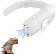 Portable Dog Hair Dryer, Pet Grooming Blower Drying with Neck Bracket, 3 Levels Adjustable Wind Speeds & Temperature, Reverse Cleaning, Pet Water Blower for Small Medium Large Dogs and Cat Gray