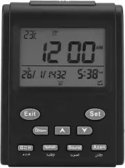 Azan Alarm Table Clock, Islamic Automatic Prayer Clock, Digital Muslim Athan Pra
