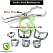 Dental Universal Brinker Tissue Retractor Clamps Rubber Dam Stokes Clamp Forceps